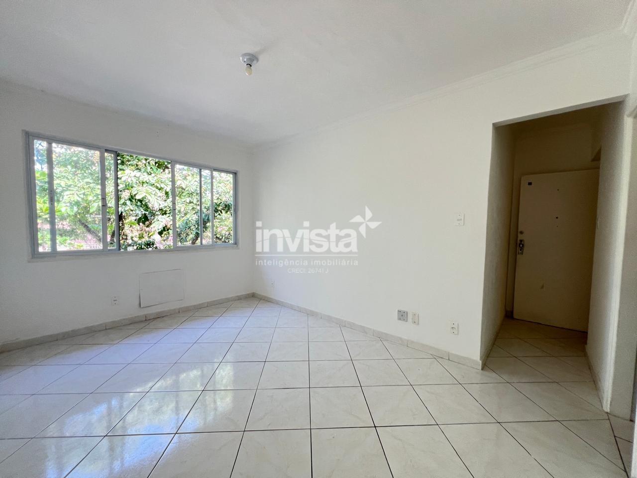 C&oacute;digo: 21038 R$ 3.500,00 Apartamento para alugar no bairro Gonzaga 70 m&sup2; 3 quartos 1 vaga - Santos