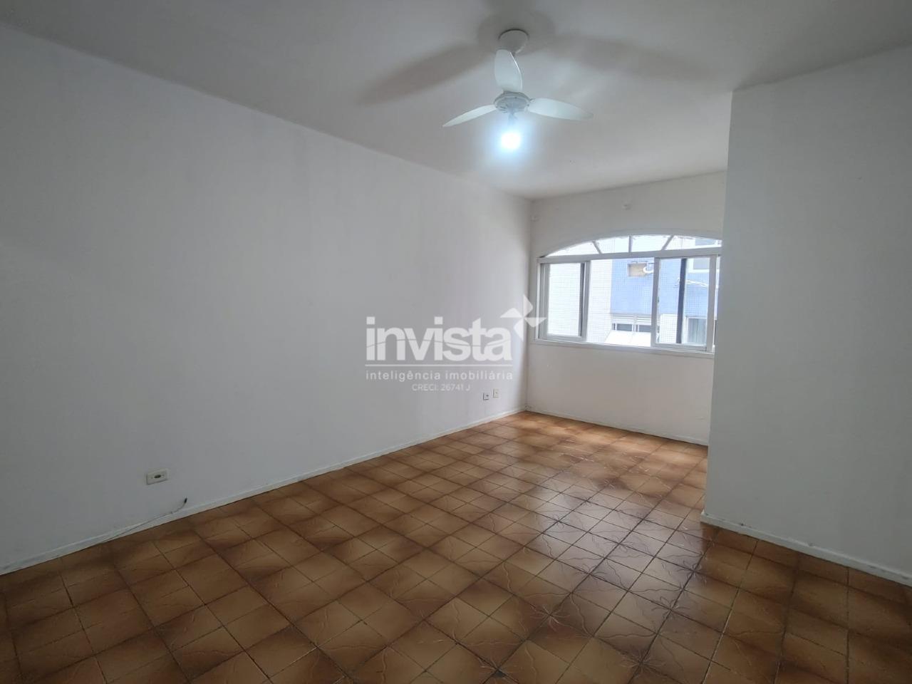 C&oacute;digo: 21359 R$ 3.800,00 Apartamento para alugar no bairro Ponta da Praia 90 m&sup2; 2 quartos 1 vaga - Santos