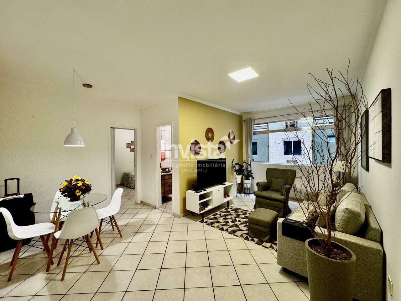 C&oacute;digo: 21693 R$ 450.000,00 Apartamento &agrave; venda em Santos-SP no bairro Pomp&eacute;ia, com 1 dormit&oacute;rio e 60m&sup2; 60 m&sup2; 1 quarto 1 vaga - Santos
