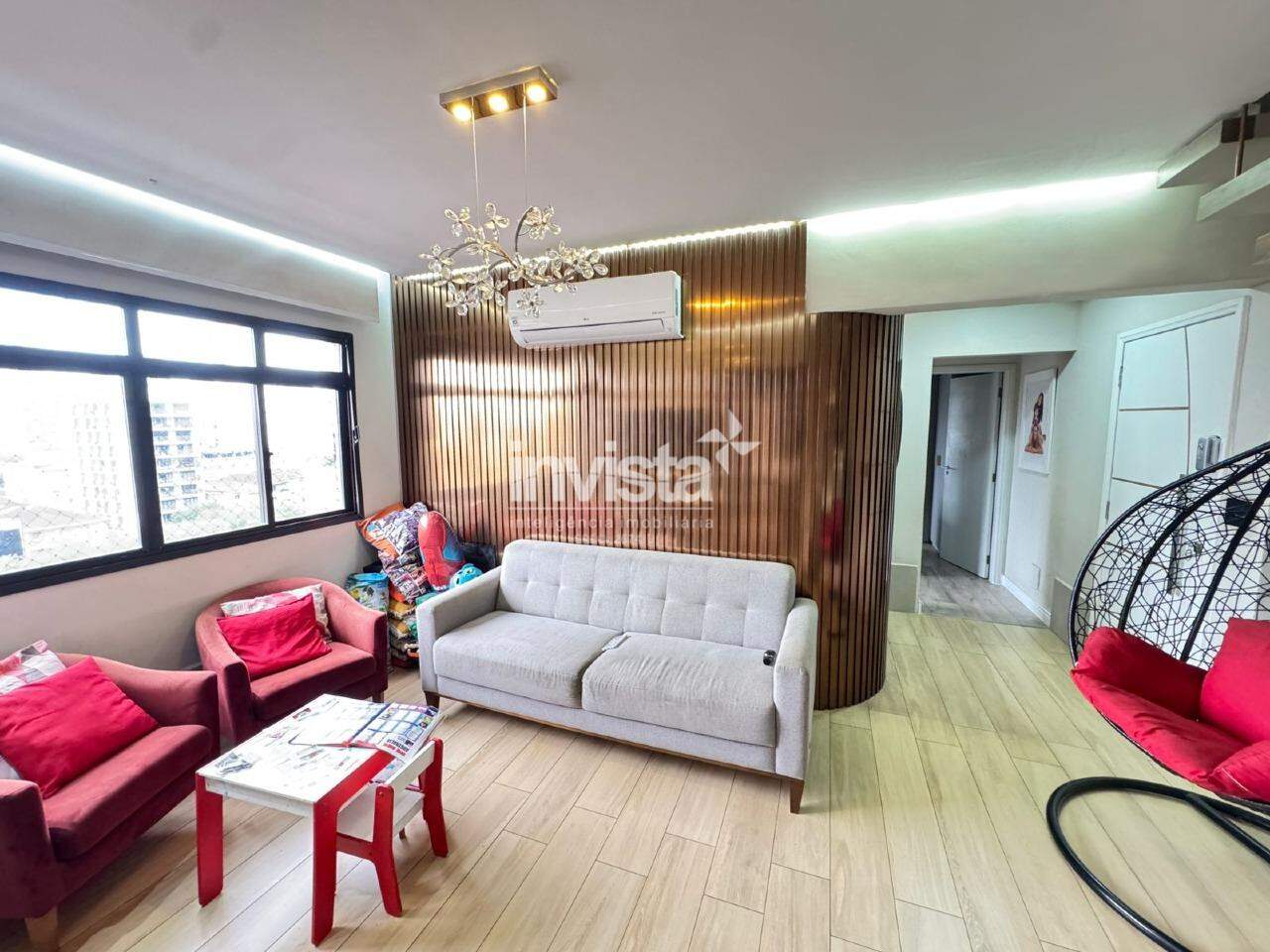 C&oacute;digo: 21731 R$ 1.500.000,00 Cobertura &agrave; venda em Santos-SP no bairro Boqueir&atilde;o, com 4 dormit&oacute;rios e 147m&sup2; 147 m&sup2; 4 quartos 2 vagas - Santos
