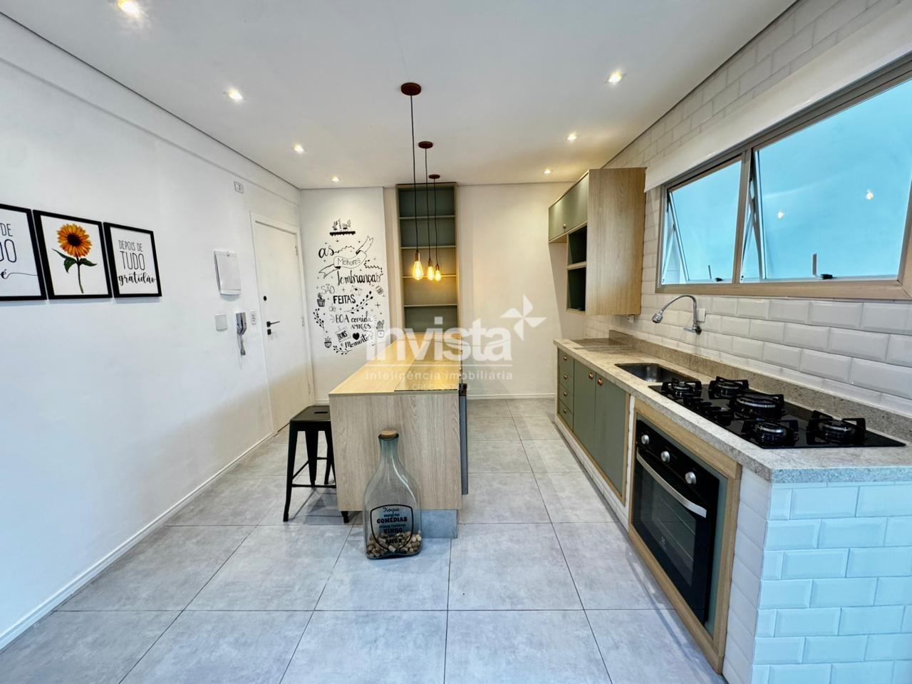 Apartamento &agrave; venda em Santos-SP no bairro Ponta da Praia, com 1 dormit&oacute;rio e 77m&sup2; - Santos