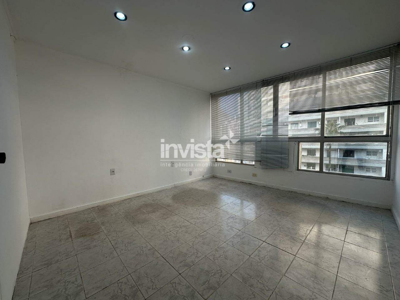 Sala Comercial para alugar em Santos-SP no bairro Gonzaga, com 0 dormit&oacute;rio e 60m&sup2; - Santos