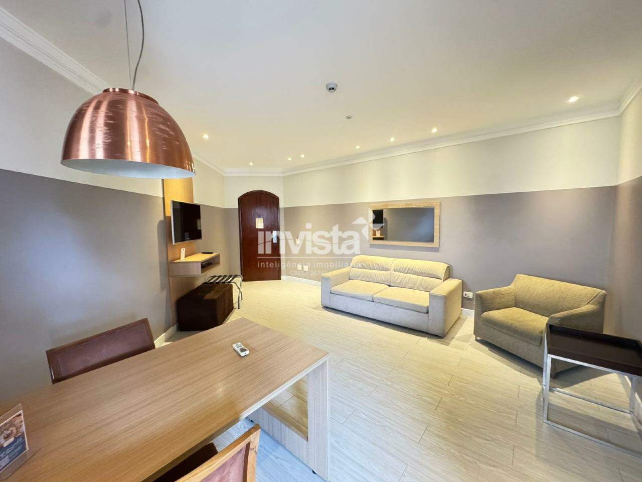C&oacute;digo: 22290 R$ 455.000,00 Flat &agrave; venda em Santos-SP no bairro Gonzaga, com 1 dormit&oacute;rio e 45m&sup2; 45 m&sup2; 1 quarto 1 vaga - Santos