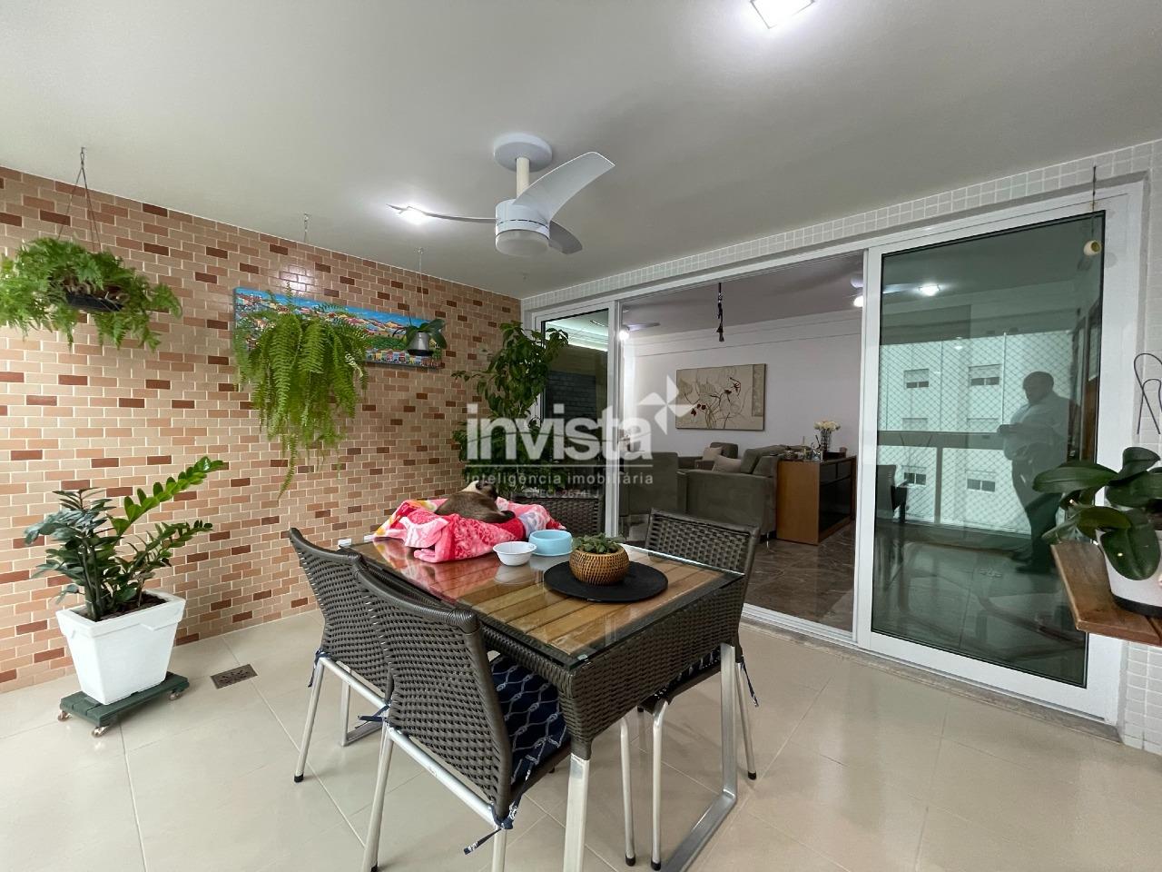 C&oacute;digo: 22311 R$ 1.500.000,00 Apartamento &agrave; venda no bairro Ponta da Praia 125 m&sup2; 3 quartos 2 vagas - Santos