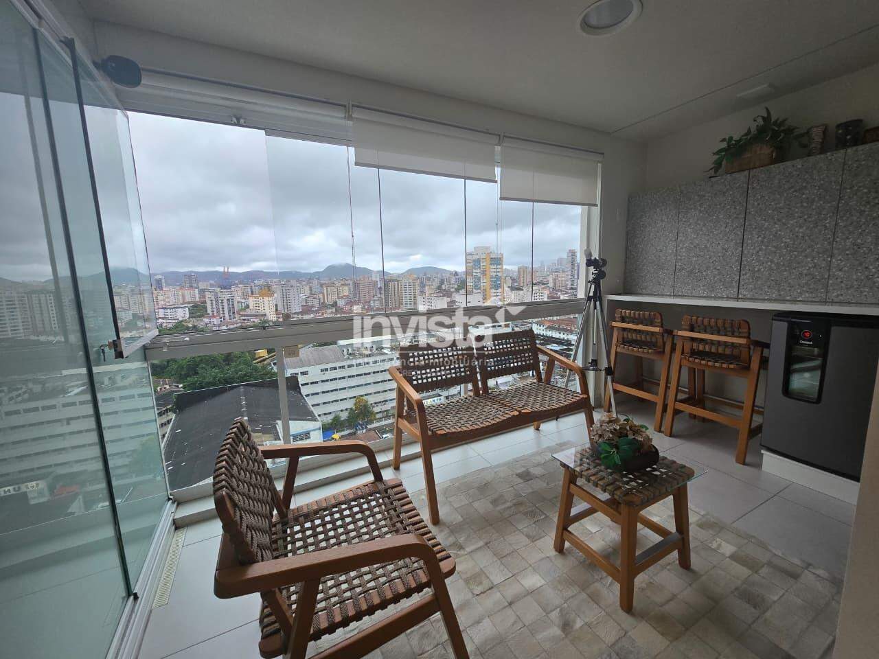 C&oacute;digo: 22435 R$ 980.000,00 Apartamento &agrave; venda no bairro Boqueir&atilde;o 70 m&sup2; 2 quartos 1 vaga - Santos