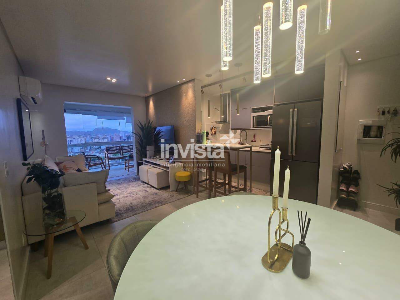 Apartamento 2 dormit&oacute;rios moderno, automatizado e de alto padr&atilde;o &ndash; Boqueir&atilde;o - Santos