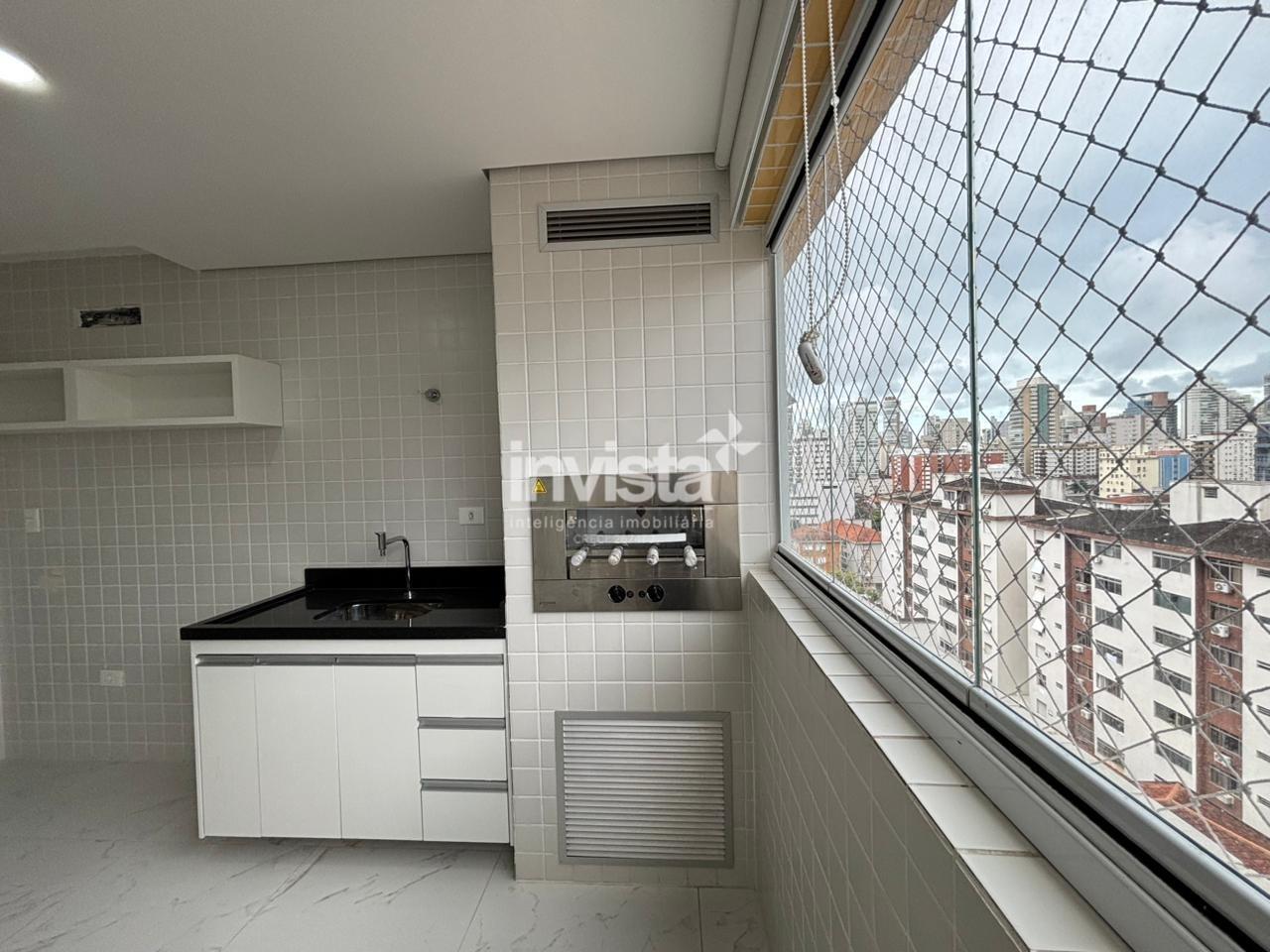Apartamento para aluguel no bairro Boqueir&atilde;o - Santos