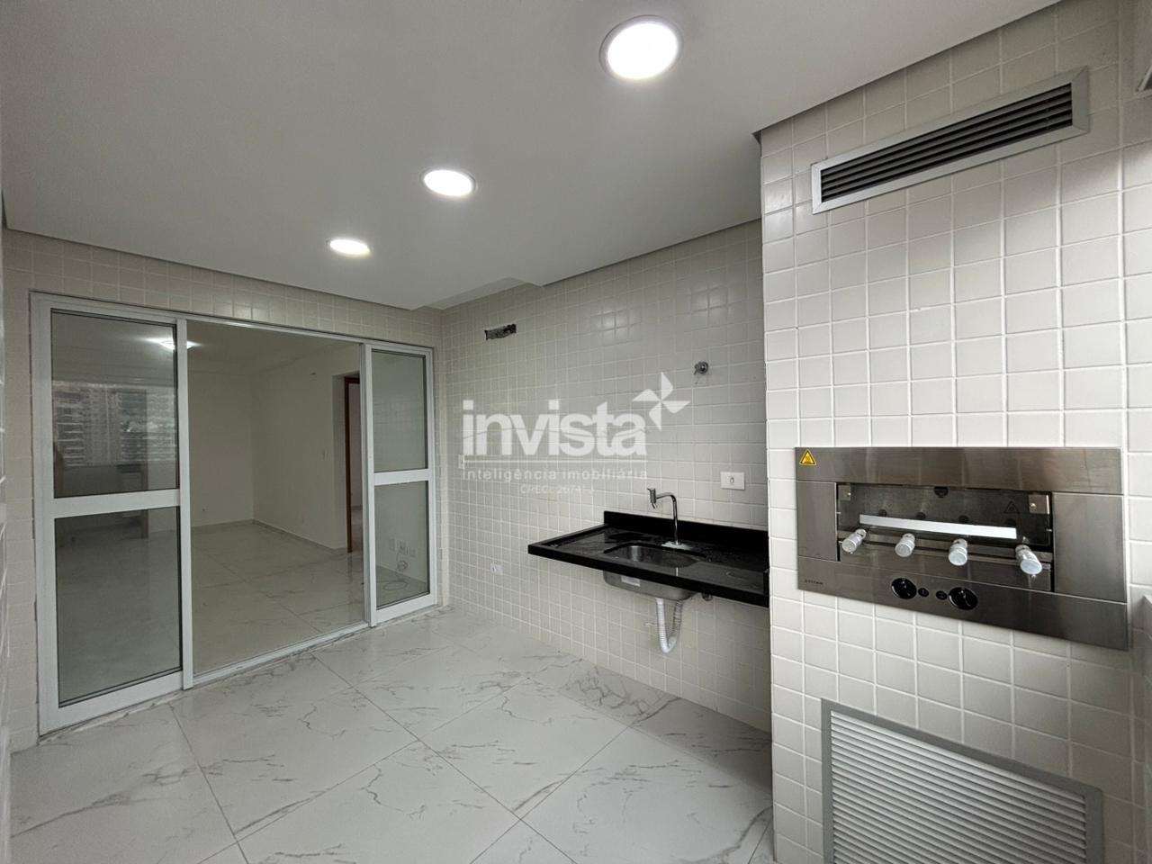 C&oacute;digo: 22536 R$ 5.500,00 Apartamento para alugar no bairro Boqueir&atilde;o 68 m&sup2; 2 quartos 1 vaga - Santos