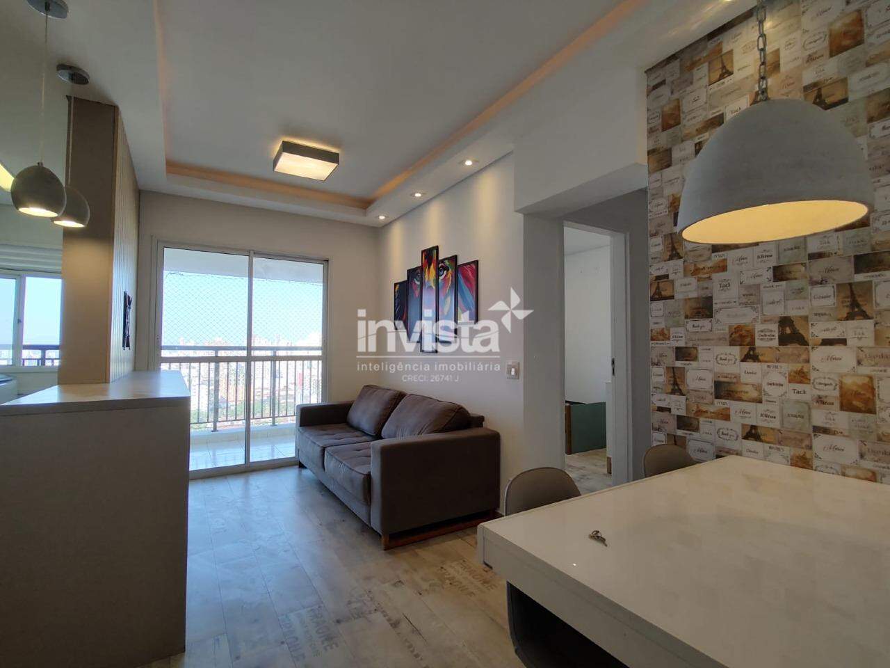 C&oacute;digo: 22674 R$ 5.300,00 Apartamento para alugar em Santos-SP no bairro Marap&eacute;, com 2 dormit&oacute;rios e 63m&sup2; 63 m&sup2; 2 quartos 1 vaga - Santos