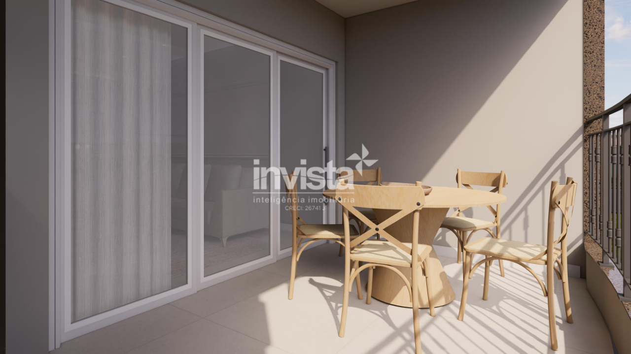 Apartamento &agrave; venda no bairro Boqueir&atilde;o - Santos