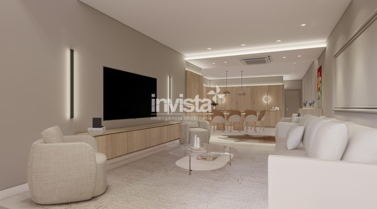 C&oacute;digo: 22695 R$ 2.490.000,00 Apartamento &agrave; venda em Santos-SP no bairro Boqueir&atilde;o, com 4 dormit&oacute;rios e 200m&sup2; 200 m&sup2; 4 quartos 2 vagas - Santos