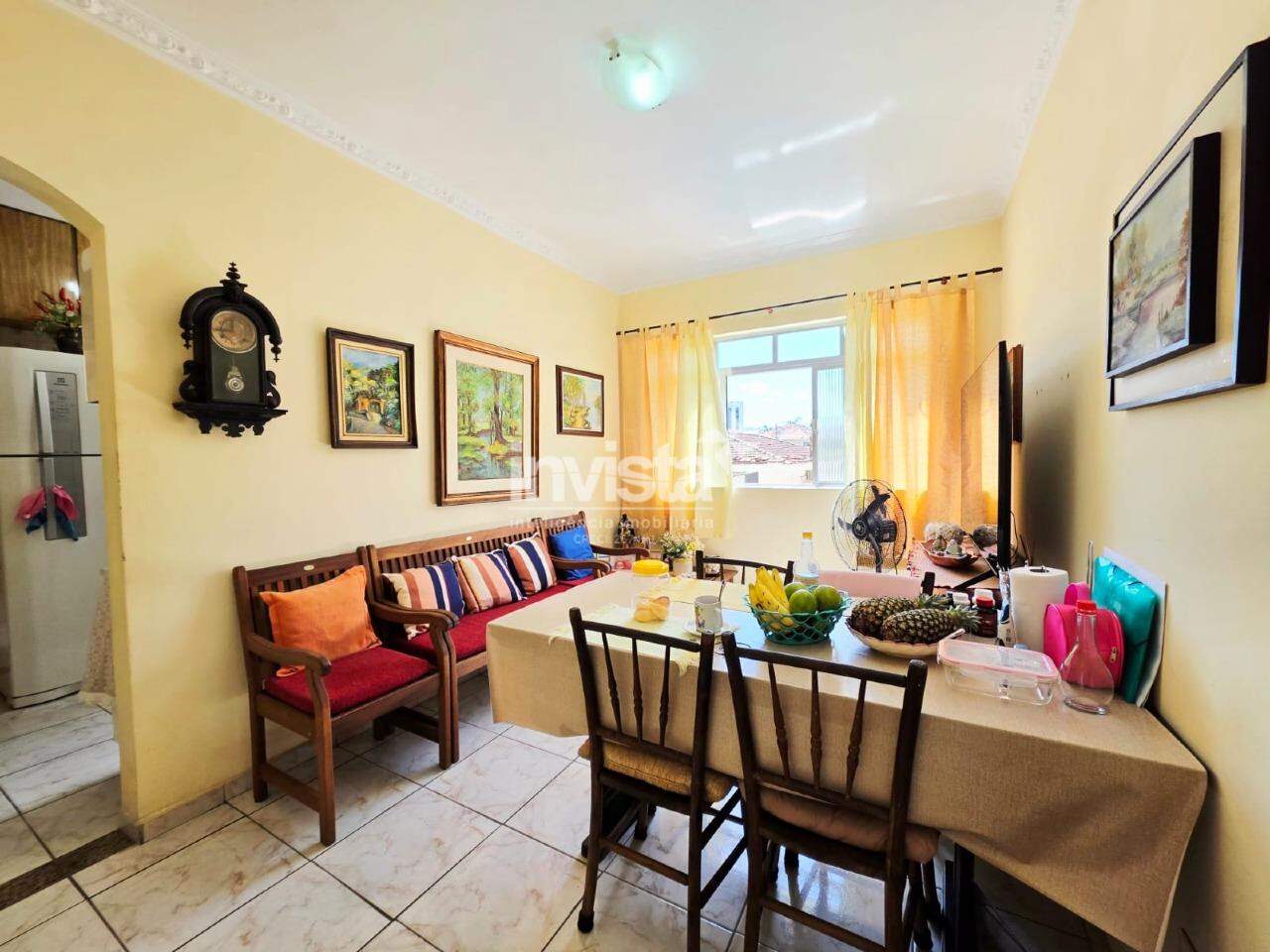 C&oacute;digo: 22837 R$ 350.000,00 Apartamento &agrave; venda no bairro Boqueir&atilde;o 55 m&sup2; 2 quartos 1 vaga - Santos