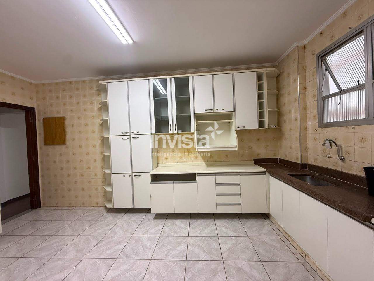 Apartamento para aluguel no bairro Marap&eacute; - Santos