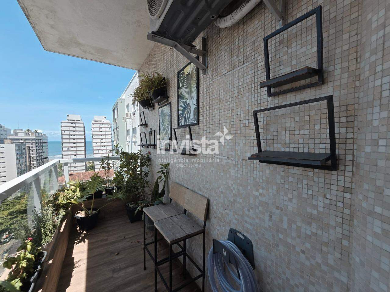 C&oacute;digo: 23098 R$ 900.000,00 Apartamento &agrave; venda no bairro Gonzaga 95 m&sup2; 2 quartos 0 vagas - Santos
