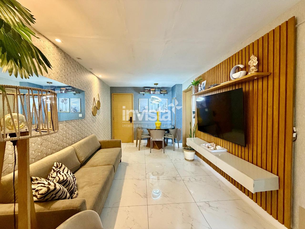 C&oacute;digo: 23136 R$ 1.390.000,00 Apartamento &agrave; venda em Santos-SP no bairro Boqueir&atilde;o, com 3 dormit&oacute;rios e 88m&sup2; 88 m&sup2; 3 quartos 2 vagas - Santos