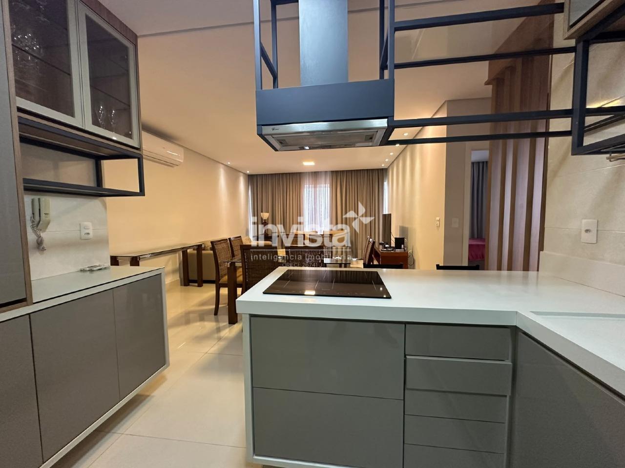Apartamento Mobiliado de 2 Quartos no Praiamar Residence! - Santos