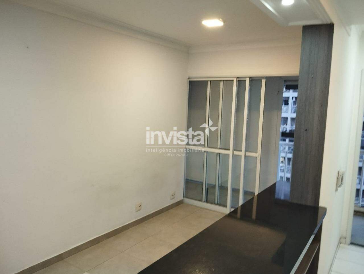 Apartamento 1 dormit&oacute;rio semi mobiliado com lazer - Santos