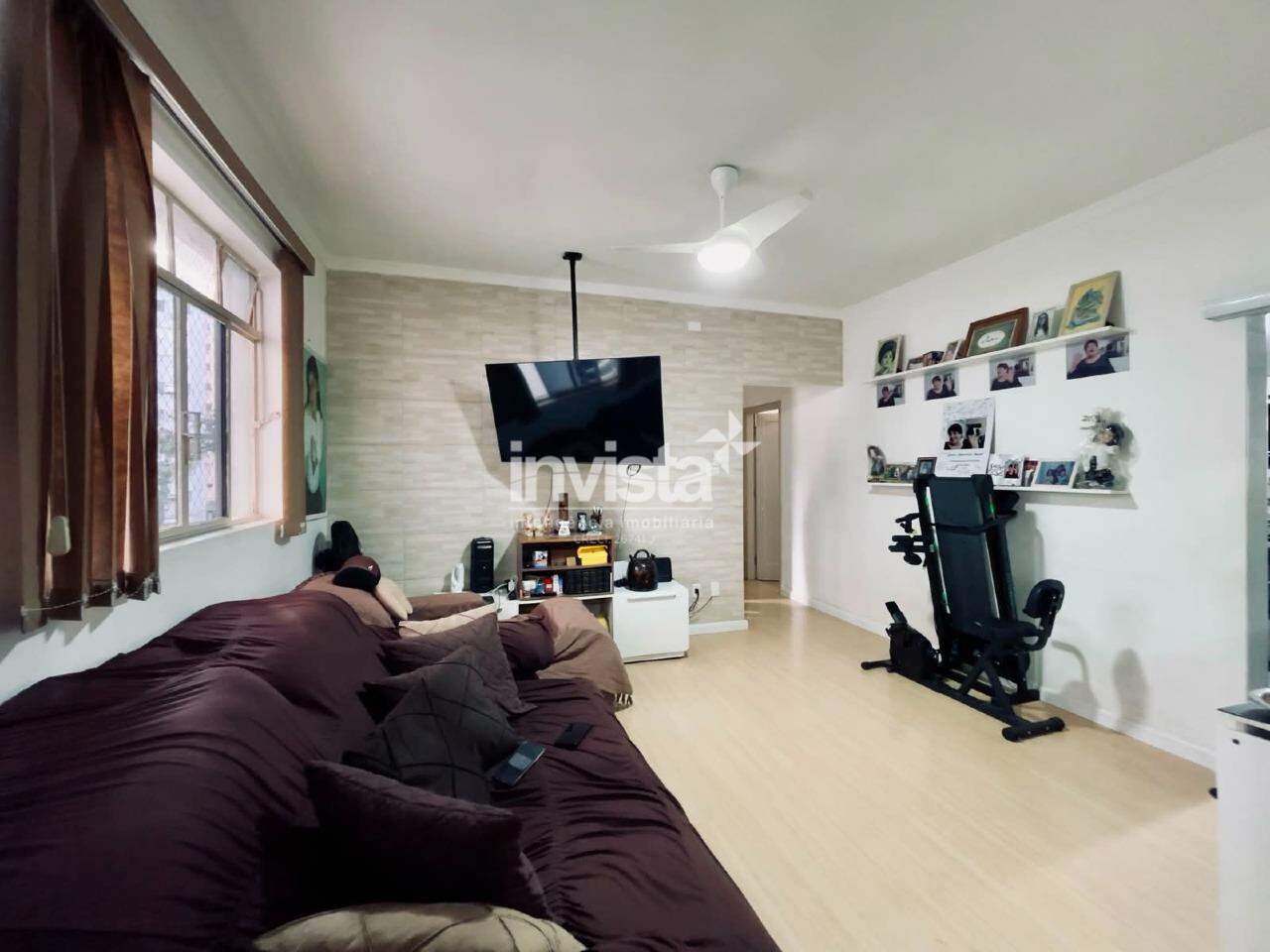 C&oacute;digo: 23584 R$ 380.000,00 Apartamento &agrave; venda em Santos-SP no bairro Encruzilhada, com 2 dormit&oacute;rios e 75m&sup2; 75 m&sup2; 2 quartos 1 vaga - Santos