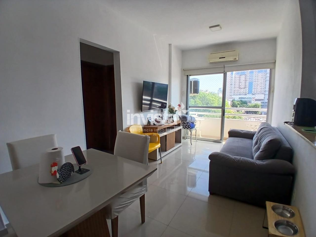C&oacute;digo: 23648 R$ 420.000,00 Apartamento &agrave; venda no bairro Encruzilhada 59 m&sup2; 2 quartos 1 vaga - Santos