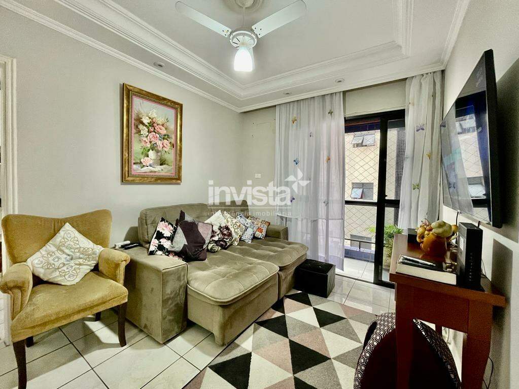 Apartamento de 2 dormitórios vista mar no bairro da Ponta da Praia em Santos