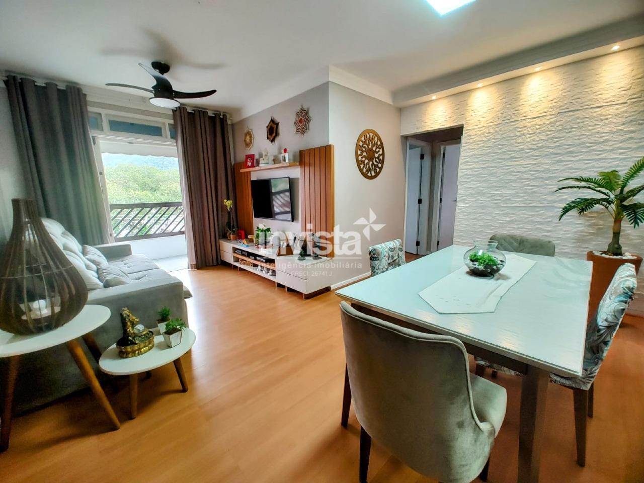C&oacute;digo: 23692 R$ 550.000,00 Apartamento &agrave; venda em Santos-SP no bairro Marap&eacute;, com 2 dormit&oacute;rios e 87m&sup2; 87 m&sup2; 2 quartos 1 vaga - Santos