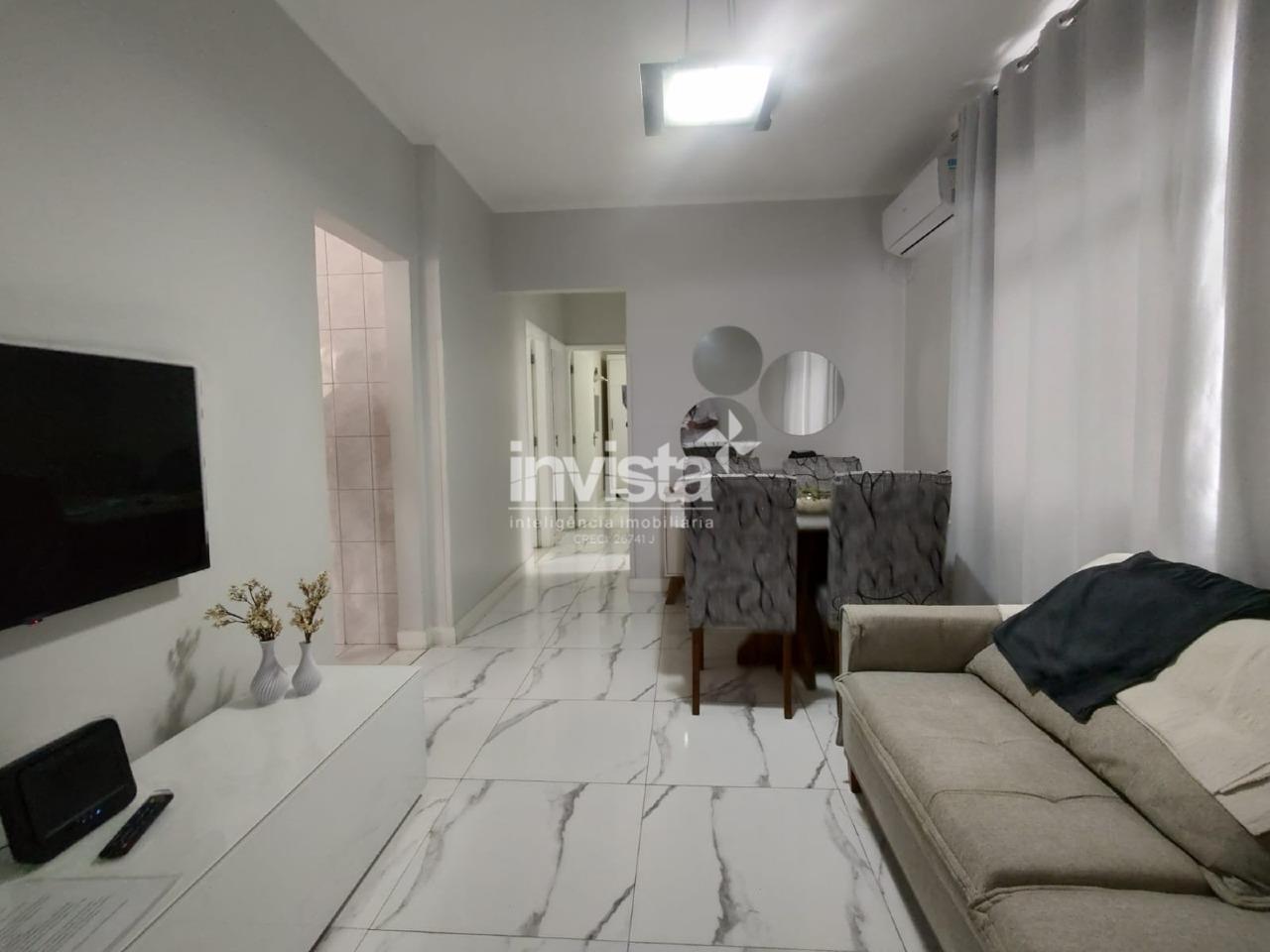 C&oacute;digo: 23812 R$ 4.800,00 Apartamento para alugar no bairro Ponta da Praia 93 m&sup2; 3 quartos 1 vaga - Santos