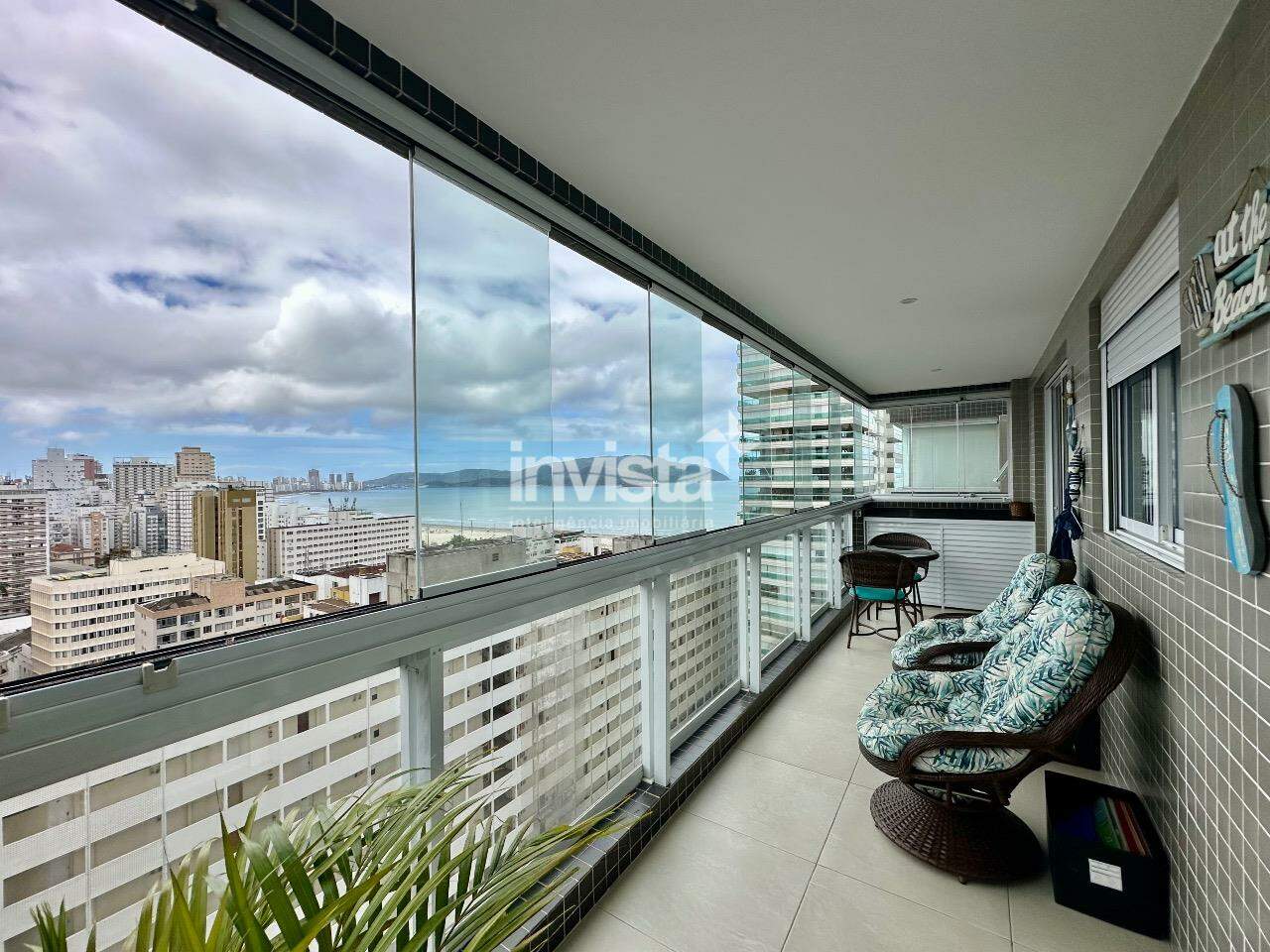 O melhor 2 dormitórios com VISTA MAR do Gonzaga.