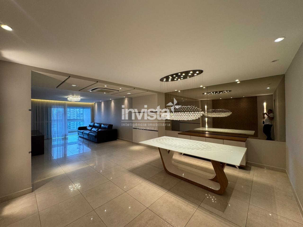 C&oacute;digo: 24219 R$ 3.800.000,00 Apartamento &agrave; venda no bairro Aparecida 228 m&sup2; 4 quartos 3 vagas - Santos