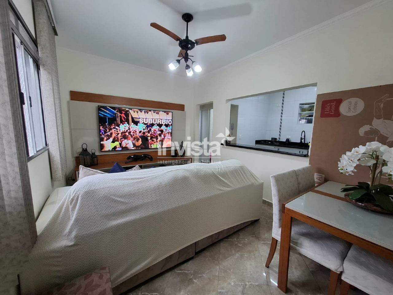C&oacute;digo: 24450 R$ 420.000,00 Apartamento &agrave; venda em Santos-SP no bairro Macuco, com 2 dormit&oacute;rios e 68m&sup2; 68 m&sup2; 2 quartos 1 vaga - Santos