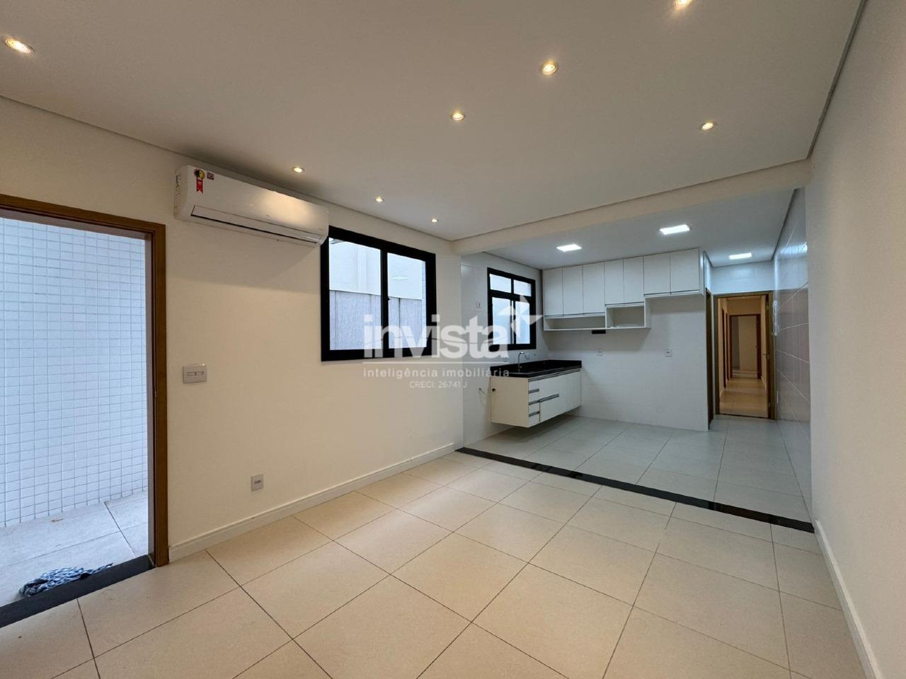 Casa Sobreposta Baixa 3 Dormitórios sendo 1 suíte para Alugar no Aparecida em Santos