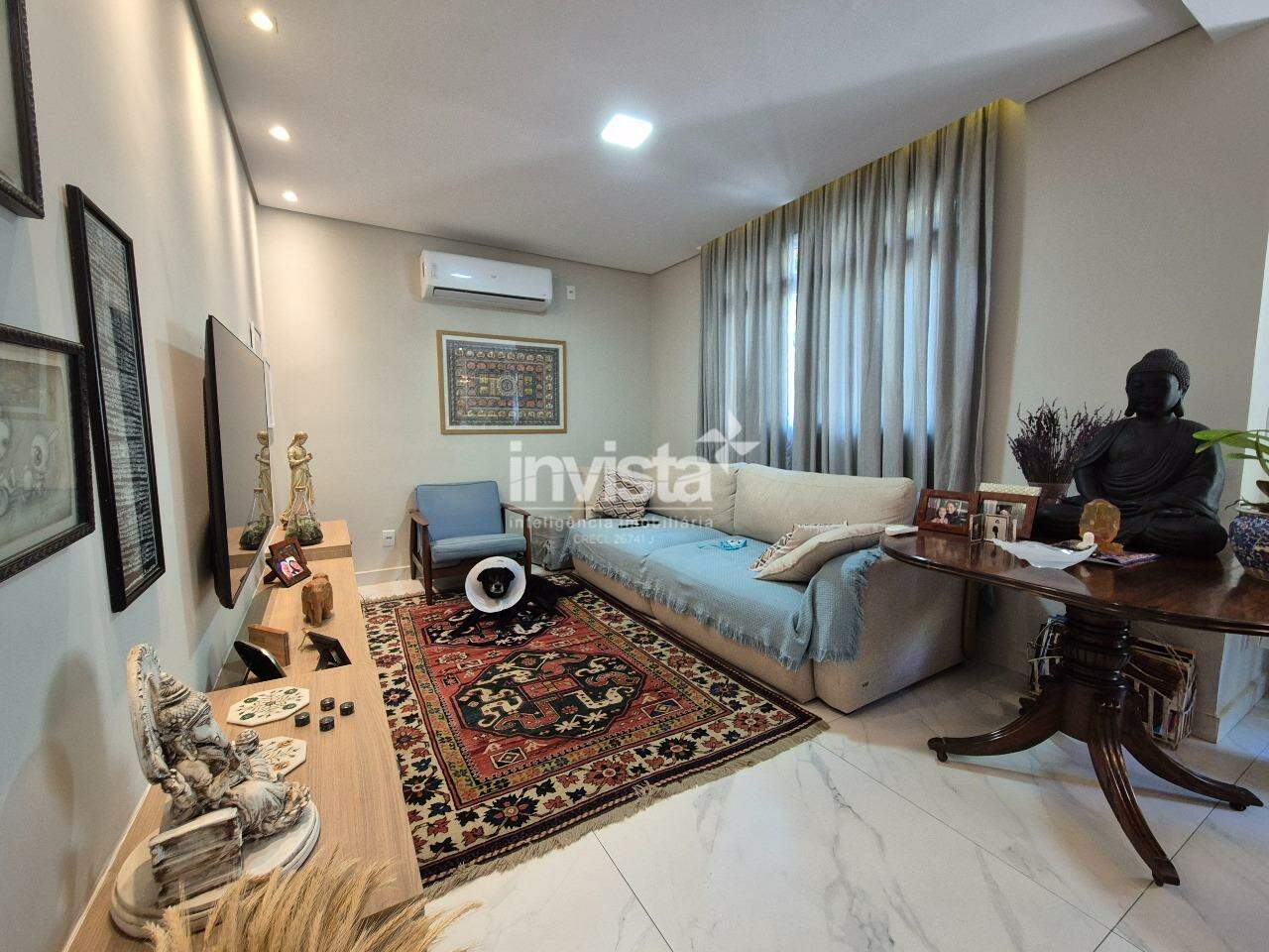 Apartamento &agrave; venda em Santos-SP no bairro Boqueir&atilde;o, com 3 dormit&oacute;rios e 185m&sup2; - Santos