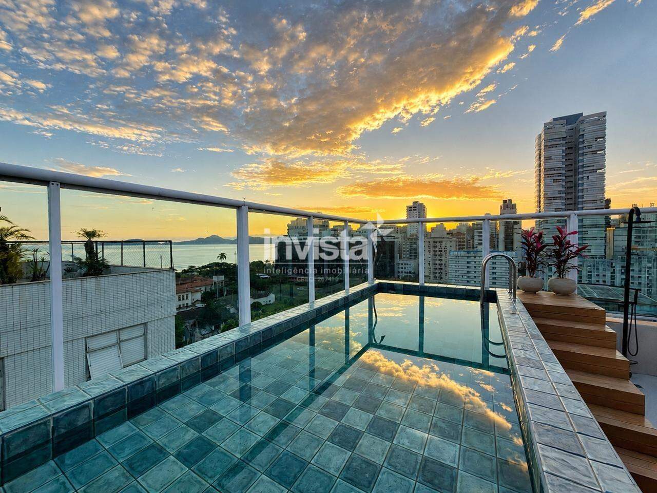 C&oacute;digo: 24830 R$ 3.300.000,00 Cobertura Duplex &agrave; venda em Santos-SP no bairro Aparecida, com 3 dormit&oacute;rios e 192m&sup2; 192 m&sup2; 3 quartos 1 vaga - Santos