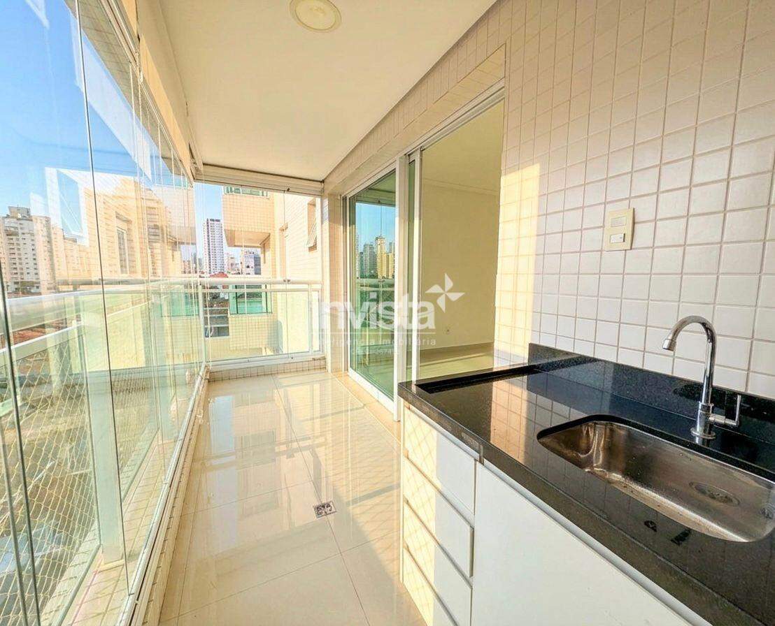 C&oacute;digo: 24880 R$ 6.800,00 Apartamento para alugar em Santos-SP no bairro Embar&eacute;, com 2 dormit&oacute;rios e 130m&sup2; 130 m&sup2; 2 quartos 2 vagas - Santos