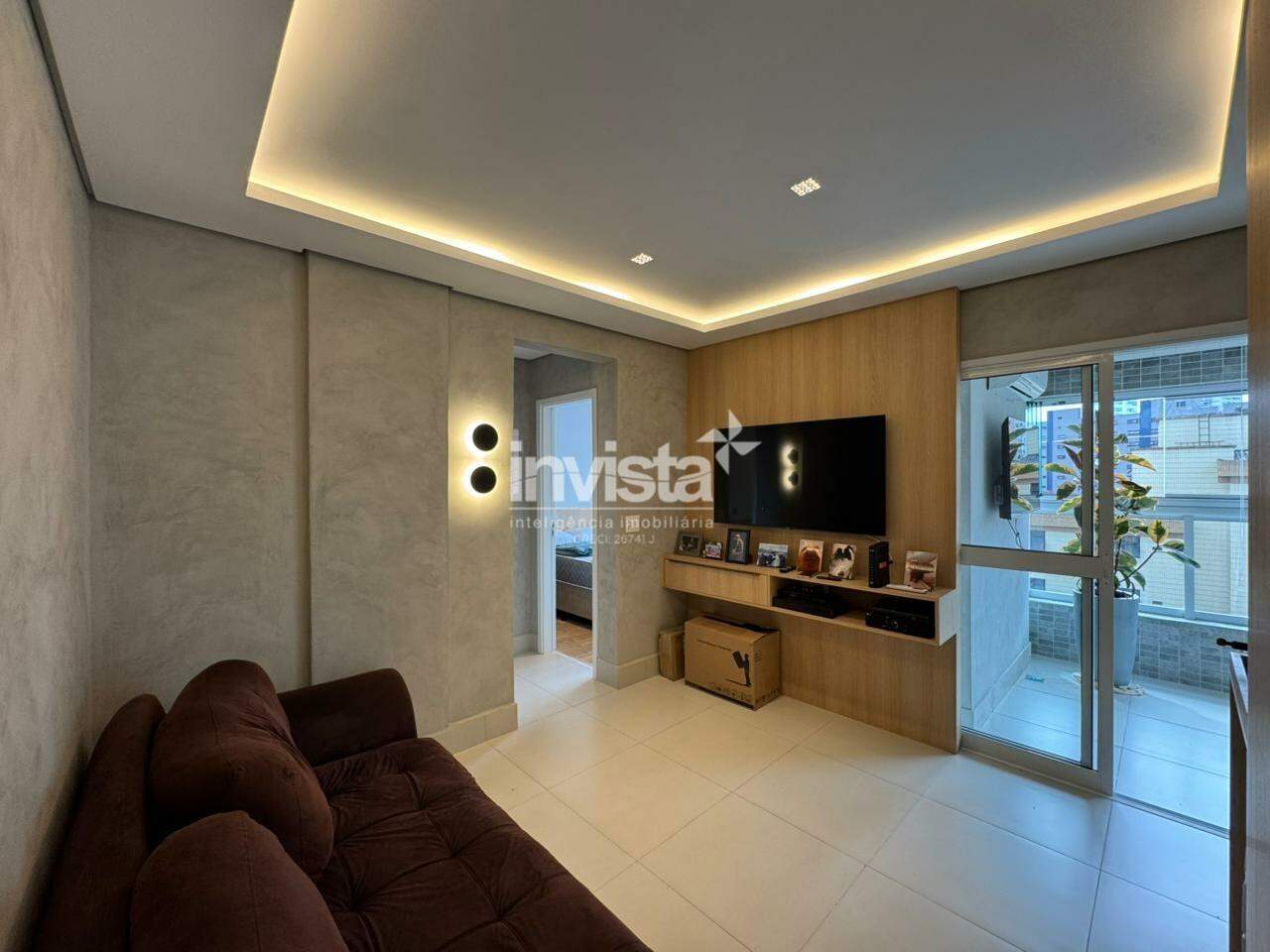 C&oacute;digo: 25069 R$ 900.000,00 Apartamento &agrave; venda no bairro Boqueir&atilde;o 50 m&sup2; 1 quarto 1 vaga - Santos