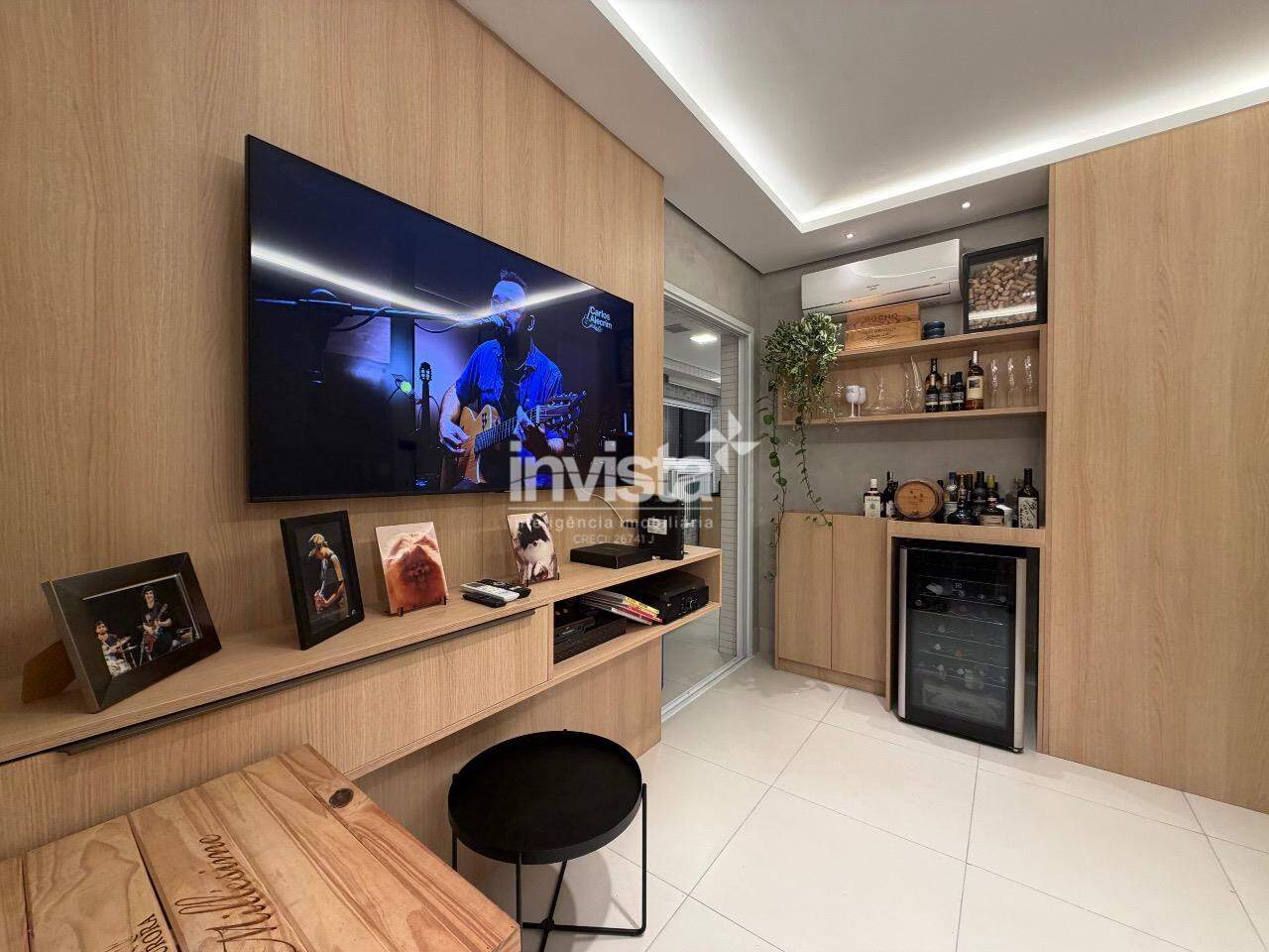 C&oacute;digo: 25069 R$ 880.000,00 Apartamento &agrave; venda em Santos-SP no bairro Boqueir&atilde;o, com 1 dormit&oacute;rio e 50m&sup2; 50 m&sup2; 1 quarto 1 vaga - Santos
