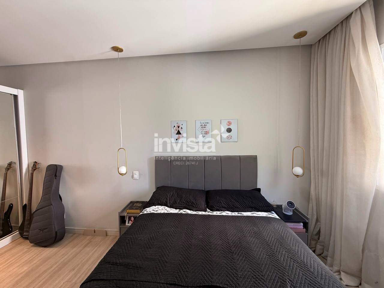 Apartamento para aluguel no bairro Marap&eacute; - Santos