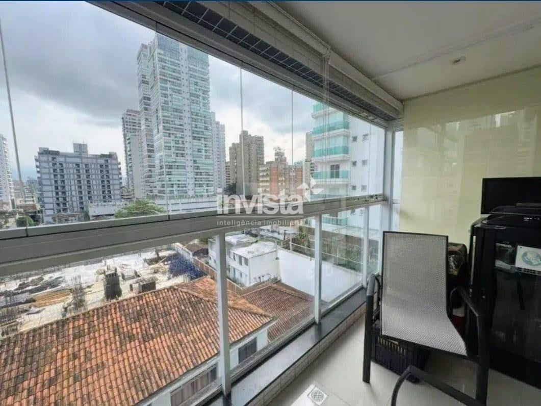 Aluguel: Apartamento mobiliado de 1 dorm e lazer completo no Embar&eacute; - Santos