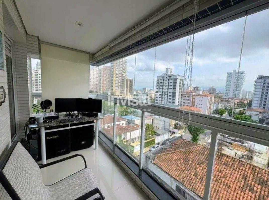 C&oacute;digo: 25192 R$ 5.200,00 Apartamento para alugar no bairro Embar&eacute; 52 m&sup2; 1 quarto 1 vaga - Santos