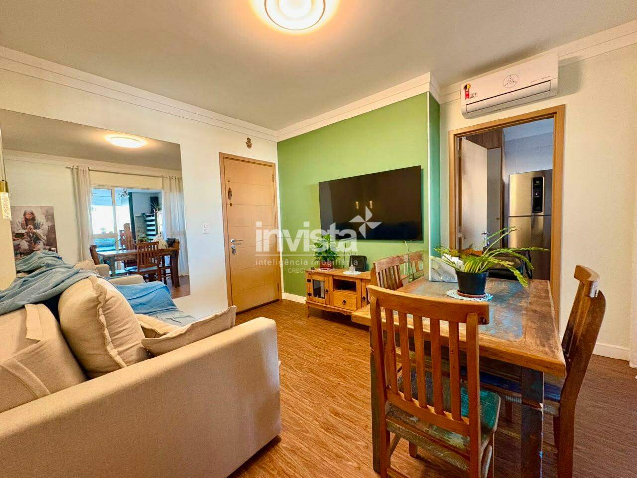 C&oacute;digo: 25246 R$ 960.000,00 Apartamento &agrave; venda em Santos-SP no bairro Boqueir&atilde;o, com 2 dormit&oacute;rios e 68m&sup2; 68 m&sup2; 2 quartos 1 vaga - Santos
