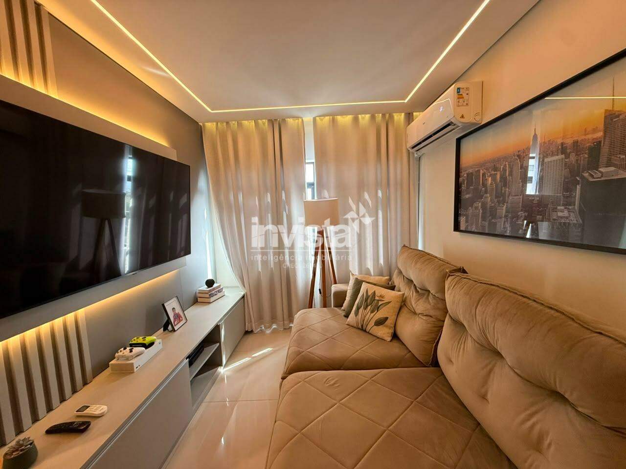 C&oacute;digo: 25444 R$ 770.000,00 Apartamento &agrave; venda em Santos-SP no bairro Aparecida, com 2 dormit&oacute;rios e 72m&sup2; 72 m&sup2; 2 quartos 1 vaga - Santos