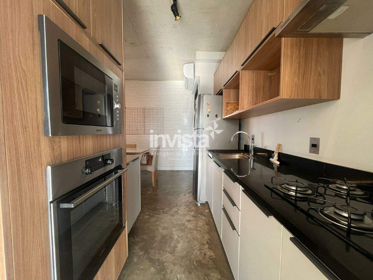 Apartamento para alugar em Santos-SP no bairro Embar&eacute;, com 2 dormit&oacute;rios e 72m&sup2; - Santos