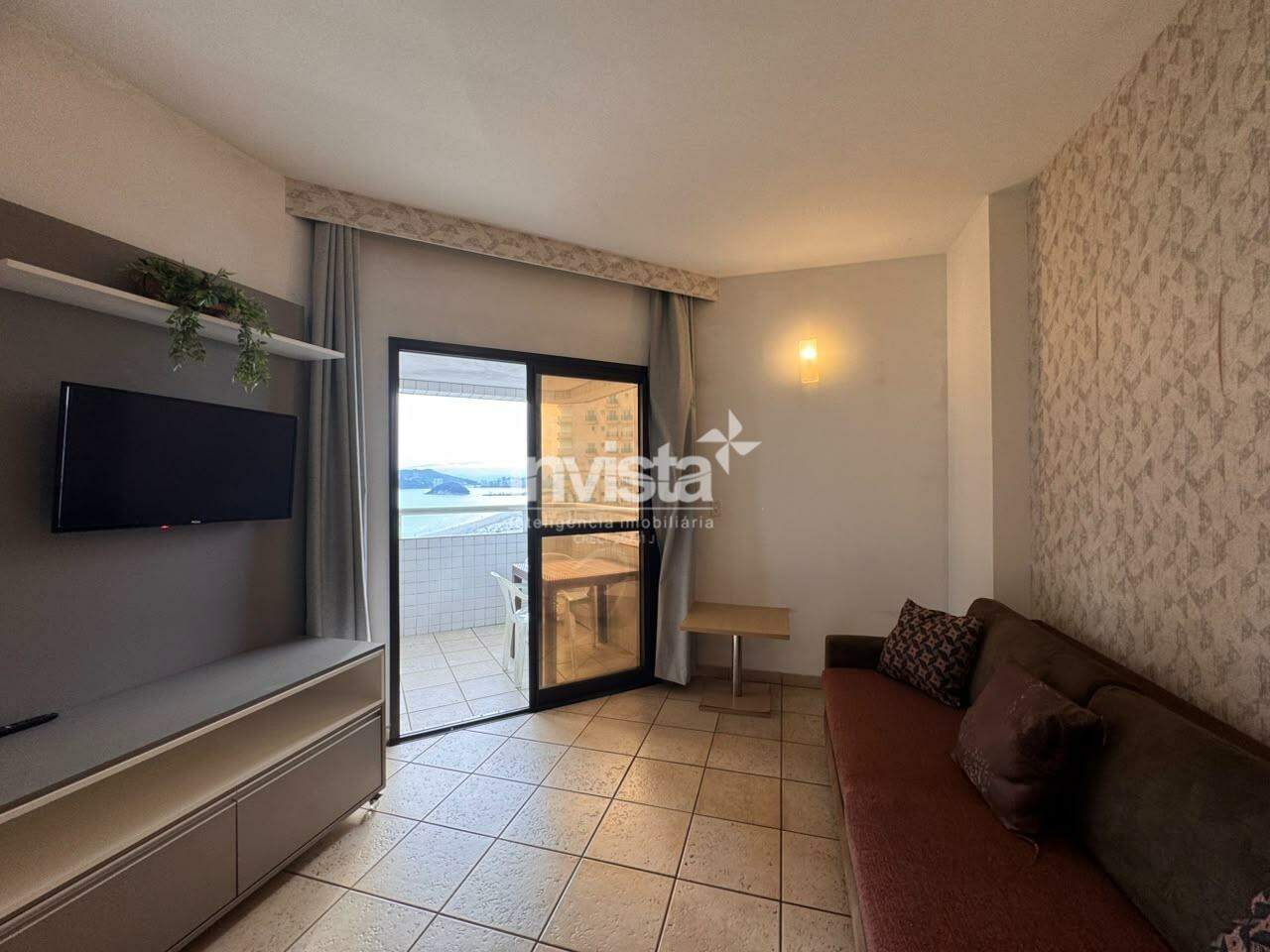 C&oacute;digo: 25521 R$ 7.000,00 Flat para alugar em Santos-SP no bairro Boqueir&atilde;o, com 1 dormit&oacute;rio e 42m&sup2; 42 m&sup2; 1 quarto 1 vaga - Santos