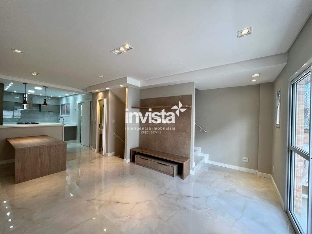 Casa Villagio para aluguel no bairro Marap&eacute; - Santos