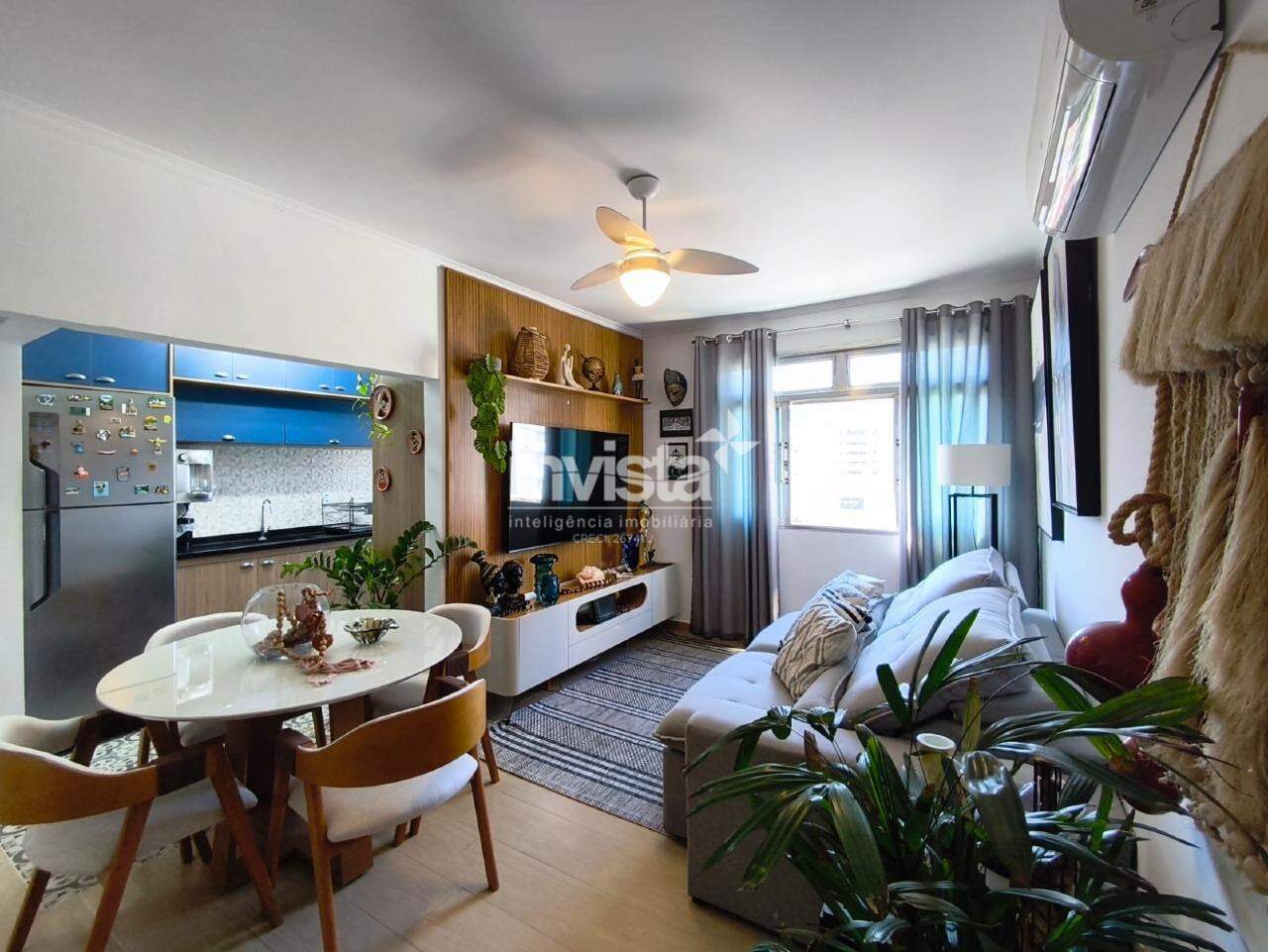 C&oacute;digo: 25861 R$ 535.000,00 Apartamento &agrave; venda em Santos-SP no bairro Gonzaga, com 1 dormit&oacute;rio e 58m&sup2; 58 m&sup2; 1 quarto 1 vaga - Santos