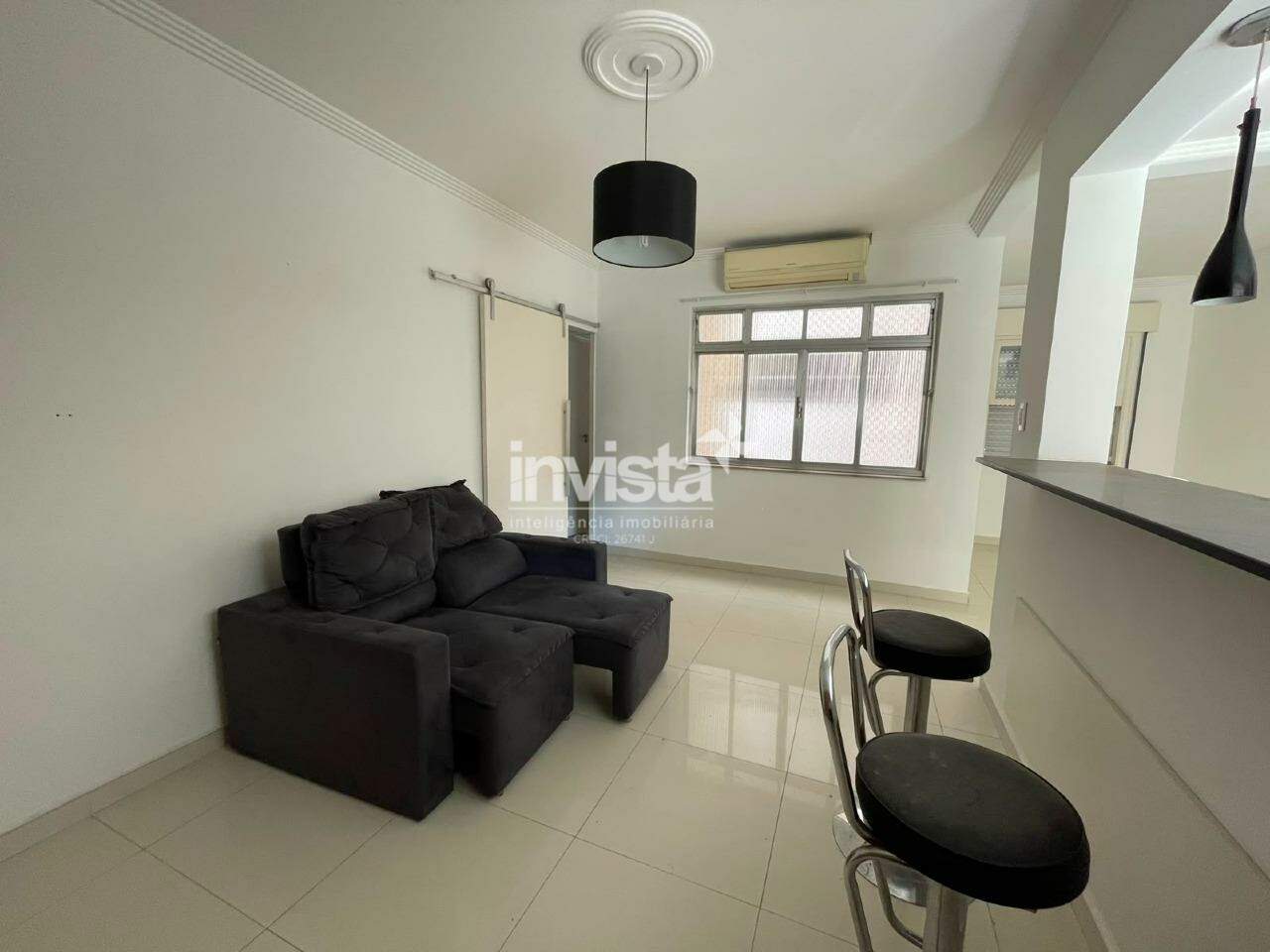 C&oacute;digo: 26224 R$ 4.000,00 Apartamento para alugar em Santos-SP no bairro Gonzaga, com 2 dormit&oacute;rios e 50m&sup2; 50 m&sup2; 2 quartos 0 vagas - Santos
