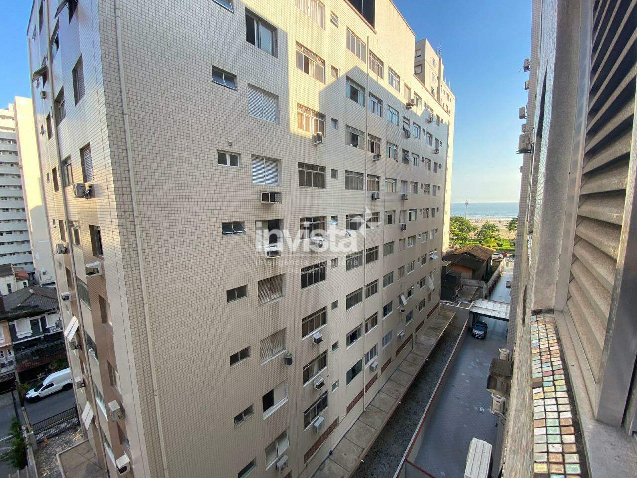 C&oacute;digo: 26445 R$ 2.800,00 Apartamento para alugar no bairro Gonzaga 30 m&sup2; 1 quarto 1 vaga - Santos