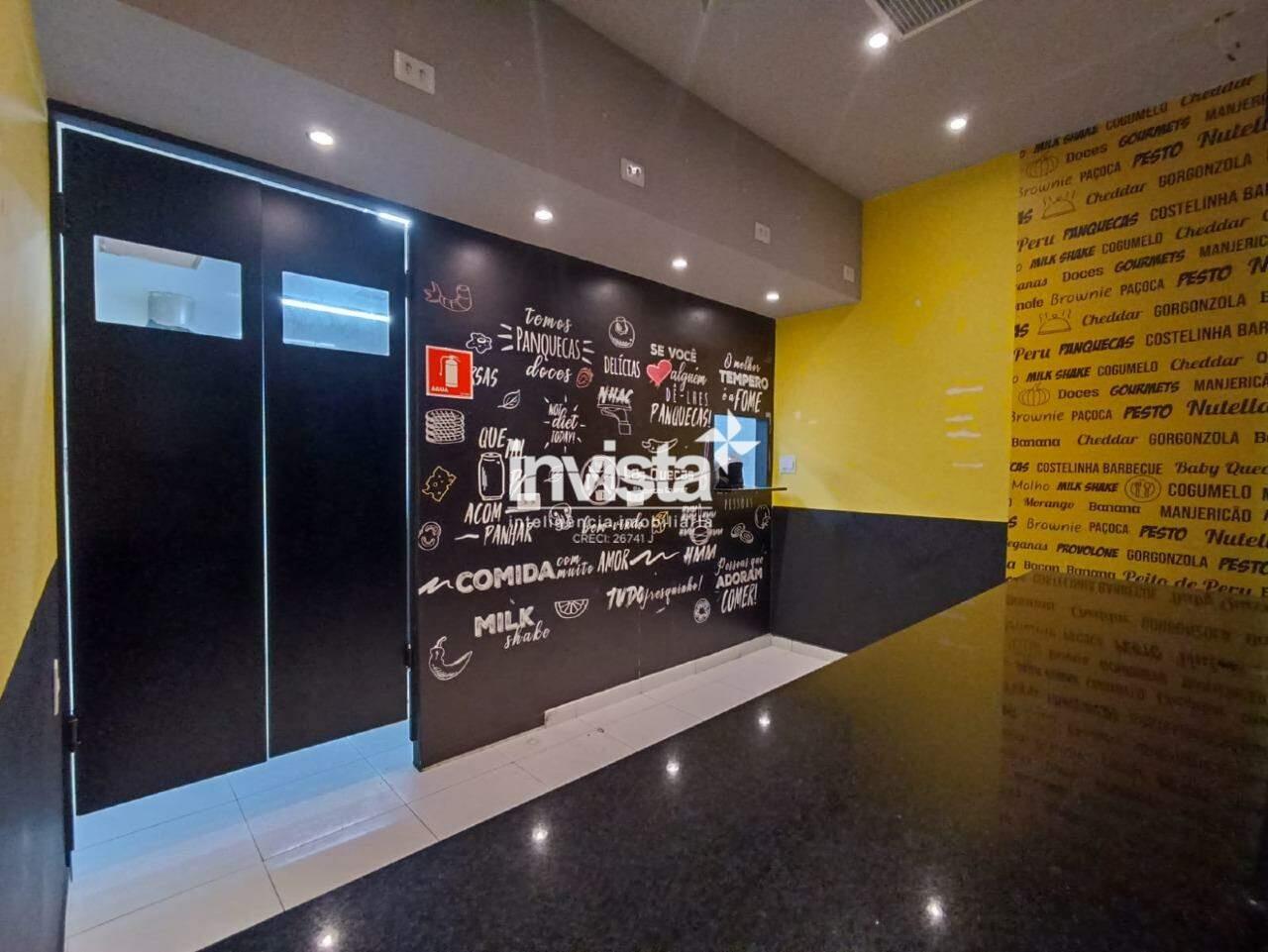 Loja na Praça de alimentação no Shopping Patio Iporanga no Gonzaga em Santos