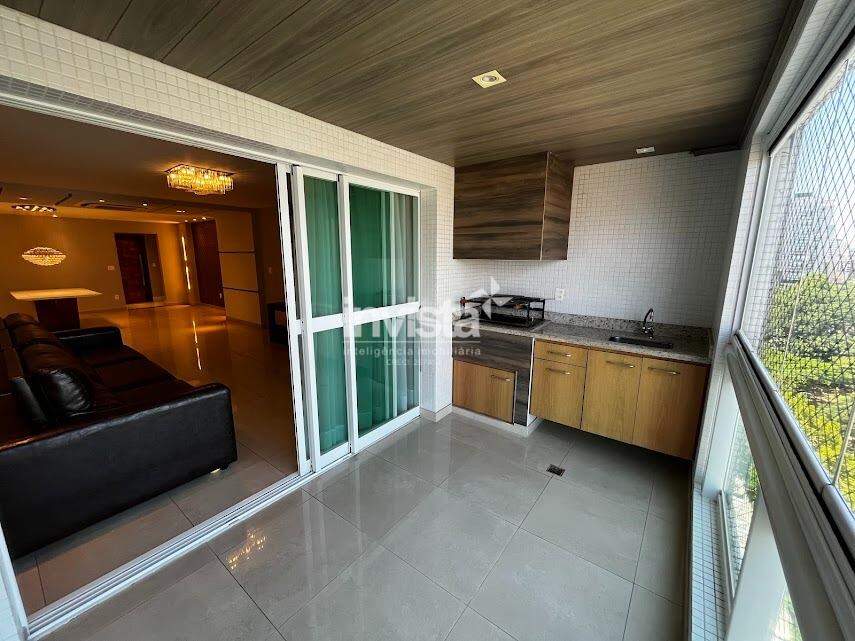 Apartamento para alugar em Santos-SP no bairro Aparecida, com 4 dormit&oacute;rios e 228m&sup2; - Santos