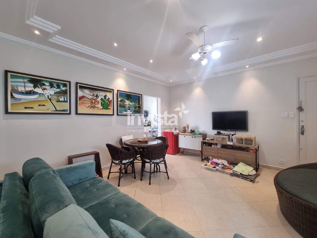 C&oacute;digo: 26741 R$ 445.000,00 Apartamento &agrave; venda no bairro Aparecida 96 m&sup2; 2 quartos 0 vagas - Santos