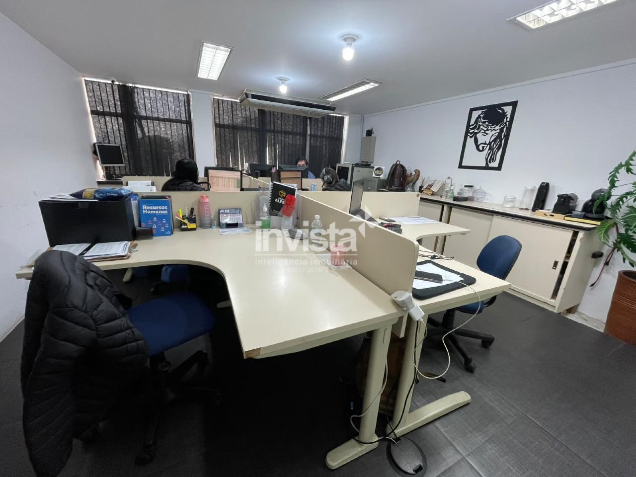 C&oacute;digo: 26799 R$ 5.500,00 Sala Comercial para alugar em Santos-SP no bairro CENTRO, com 0 dormit&oacute;rio e 188m&sup2; 188 m&sup2; 0 quartos 2 vagas - Santos